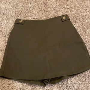 Army green Skort worn once
